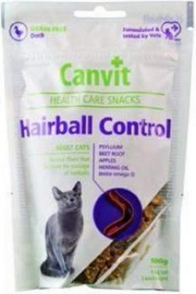 Canvit Hairball Control Kuřecí pamlsek měkký 100 g