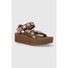 Sandále Teva Flatform Universal Crochet dámske, hnedá farba, na platforme, 1150210 EUR 37