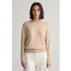 SVETER GANT FINE KNIT C-NECK DRY SAND