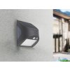 LED sivé nástenné solárne svietidlo 3W / 3000K / 4000K - LS225