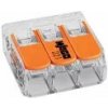 Wago svorka compact 221-413 - 3x0.2-4.0mm2