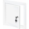 Den Braven Revízne dvierka PVC so zámkom, biele 500 x 500 mm