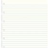 Filofax náhradné listy do zápisníkov A5 linkované