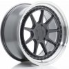 JAPAN RACING Japan Racing JR47 8.5x18 BLANK ET15-35 Hyper Gray w/Machined Lip 72.6