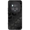 Picasee silikónový čierny obal pre Honor Magic6 Pro - Midnight Leopard