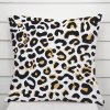 Biante Bavlnená obliečka na vankúš Sandra SA-409 Leopardí vzor na bielom 45 x 45 cm