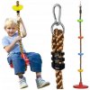 Kruzzel 25367 Detské šplhacie lano a hojdačka 2 v 1