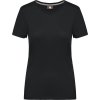 Kariban Tričko WK307, pracovní, krátký rukáv, dámské COT20W30700213-black 3XL Černá