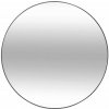 Zrkadlo Atmosphera nástenné, okrúhle, kovový rám, 100 x 100 mm