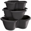PROSPERPLAST RESPANA TRIO Kvetináč na bylinky 47 cm antracit