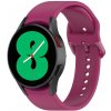 Remienok Smooth Wristband bordový pre Samsung Galaxy Watch 5 (40mm / 44mm) a Watch 5 Pro 45mm