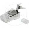 Solarix konektor RJ45 CAT6A STP pre drôt - 1ks / tienený / skladaný (KRJS45/6ASLD)