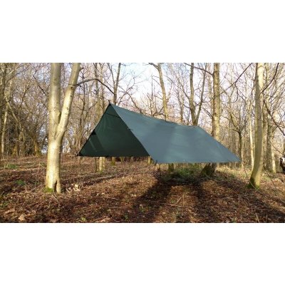 DD Hammocks Tarp 350 x 350 cm lesní zelená