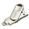 Apacer USB flash disk OTG, USB 3.0, 64GB, AH790, strieborný, AP64GAH790S-1, USB A / Lightning, s otočnou krytkou