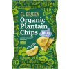 El Origen Chipsy zo zelených banánov Plantain s morskou soľou BIO 80 g