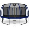 Trampolína Aga 500 cm Tmavomodrá + ochranná sieť + schodíky