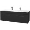 Dreja Umývadlová skrinka ASTON SZZ2 120 - N03 Graphite / Úchytka T06 / N03 Graphite