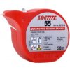 LOCTITE 55 50 m LOCTITE vlákno tesniace pre vodoinštalatérov, možno použiť na kovové alebo plastové závitové tvarovky