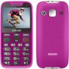 EVOLVEO EasyPhone XR, mobilný telefón pre seniorov s nabíjacím stojanom, ružový