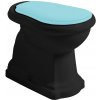 RETRO KERASAN RETRO WC misa 38,5x59cm, spodný odpad, čierna mat 101031