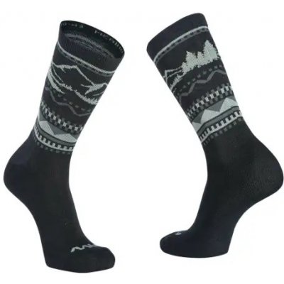 Northwave Core Sock Black/Forest Green