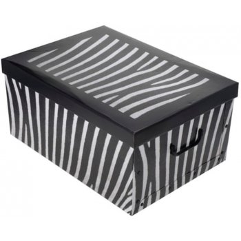 Home collection Úložné krabice se vzorem Zebra 51x37x24cm od 5,84 € -  Heureka.sk