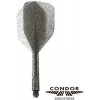 Condor Glitter Zero Stress strieborné, Small letky a stredné násadky