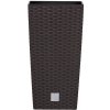 Květináč RATO SQUARE s vkladem 40 cm - barva: umbra