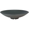Ella Doris Misa z lakovanej ocele 200 x 38 cm - Antracit