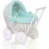 My Sweet Baby Prútený kočík pre bábiku biely
