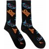 Ozzy Osbourne Ponožky Logos & Bats Black 36-40