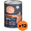 PetRepublic Fine Meat pokrm z hovädzieho mäsa 12x400g pre mačky