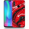 Picasee silikónový čierny obal pre Honor 10 Lite - Red black