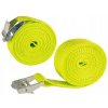 TXR Upínací popruh s kovovou sponou 25mm fluo žlutý