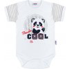 NEW BABY Kojenecké body s krátkým rukávem Panda 100% bavlna 86 (12-18m)