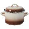 METALAC Smaltovaný hrniec Capuccino 18 cm 3 l