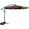Záhradný slnečník konzolový 300 cm AGA MR2023-Coffee hnedý