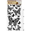 Anděl Samolepiaca dekorácia 1083 čierne motýle 69x30cm
