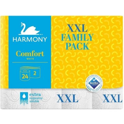 Toaletný papier 2-vrstvový HARMONY COMFORT XXL – 24ks 8683