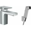 Hansgrohe Vernis Shape Umývadlová batéria s ručnou sprchou Bidette, chróm 71216000-HG