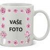 FOTOpošta Hrnček s fotkou rámik RUŽE 350 ml