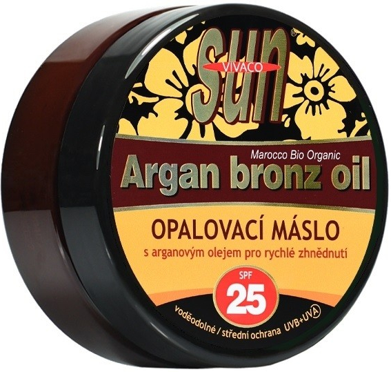 Vivaco Aloha opaľovacie maslo pre rýchle zhnednutie SPF25 200 ml