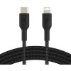 Belkin CAA004bt1MBK USB-C to Lightning, 1m, černý