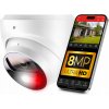 IP kamera pre monitorovanie PoE 8MPx 4K 3840x2160p