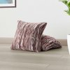 GA.I.CO poťahy OCEANO NOVÉ hnedo-vínové obliečky na vankúšiky 2 ks 40 x 40 cm