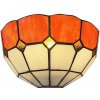 Brilagi - Tiffany vitrážové nástenné svietidlo SIENNA 1xE14/40W/230V BRW-8008B + záruka 3 roky zadarmo