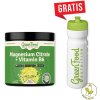 GreenFood Nutrition Magnesium Citrate + Vitamin B6 150 g + Ekologická fľaša zadarmo Citrón