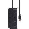 Gembird 2.0 4-portový USB hub s vypínačom (UHB-U2P4P-01)