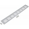 MP - Vetracia mriežka 60 x 400 mm STM - strieborná matná (F1) 60 mm 400 mm – cena za ks