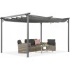 Garden Point La Palma 4x4 m Antracitová pergola na terasu